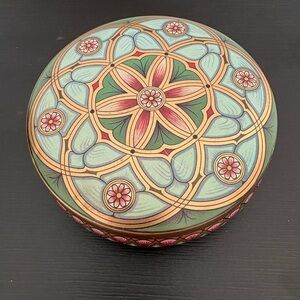 Vintage Copper Brass color Meister #51147-O green hues made in Brazil   Preowned